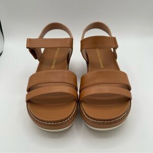 Cole Haans Womens original grand Peyton Flatform size 7B pecan